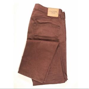 Abercrombie & Fitch Skinny Jeans - Wine